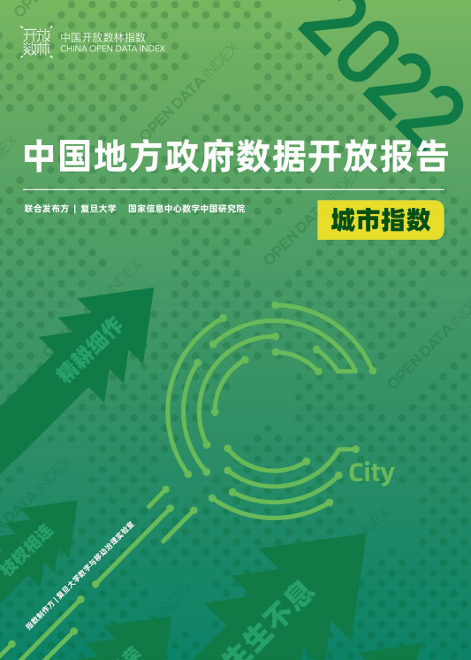 中国地方政府数据开放报告
城市